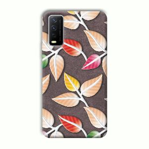 Leaves Phone Customized Printed Back Cover for Vivo Y12G