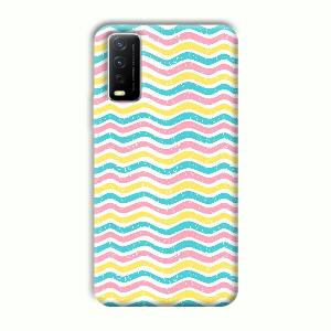 Wavy Designs Phone Customized Printed Back Cover for Vivo Y12G