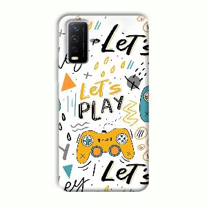 Let's Play Phone Customized Printed Back Cover for Vivo Y12G