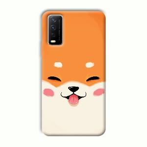 Smiley Cat Phone Customized Printed Back Cover for Vivo Y12G