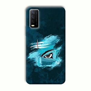 Shiva's Eye Phone Customized Printed Back Cover for Vivo Y12G