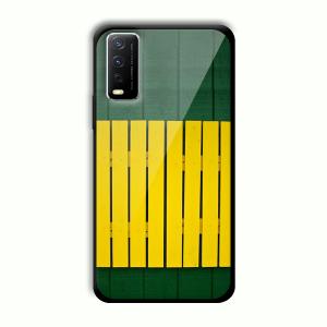 Yellow Fence Customized Printed Glass Back Cover for Vivo Y12G