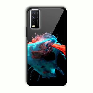 Mix of Colors Customized Printed Glass Back Cover for Vivo Y12G