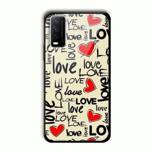 Love Customized Printed Glass Back Cover for Vivo Y12G