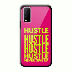 Never Give Up Customized Printed Glass Back Cover for Vivo Y12G