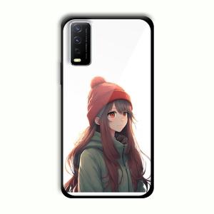 Little Girl Customized Printed Glass Back Cover for Vivo Y12G