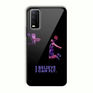 I Believe Customized Printed Glass Back Cover for Vivo Y12G