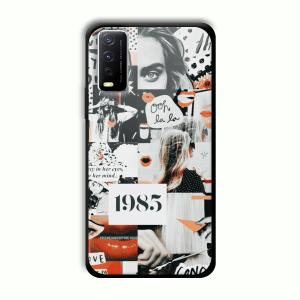 1985 Customized Printed Glass Back Cover for Vivo Y12G