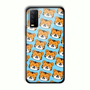 Laughing Cub Customized Printed Glass Back Cover for Vivo Y12G