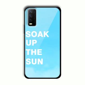 Soak Up The Sun Customized Printed Glass Back Cover for Vivo Y12G