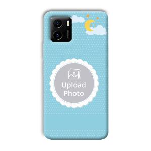 Circle Customized Printed Back Cover for Vivo Y15C