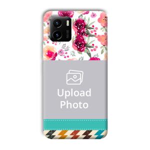 Water Color Painting Customized Printed Back Cover for Vivo Y15C
