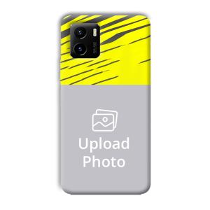 Yellow Lines Customized Printed Back Cover for Vivo Y15C