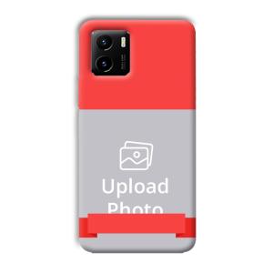 Red Design Customized Printed Back Cover for Vivo Y15C