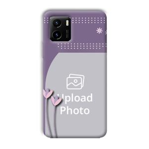 Lilac Pattern Customized Printed Back Cover for Vivo Y15C