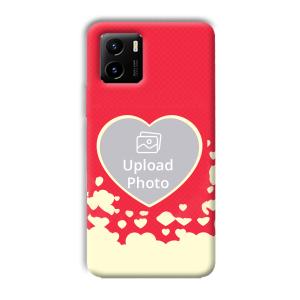 Heart Customized Printed Back Cover for Vivo Y15C