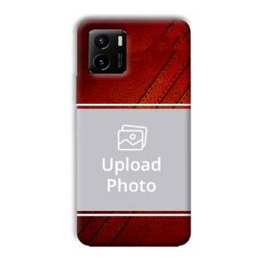 Solid Red Customized Printed Back Cover for Vivo Y15C