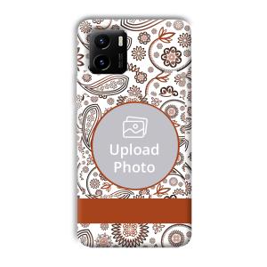 Henna Art Customized Printed Back Cover for Vivo Y15C