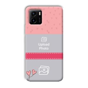 Pinkish Design Customized Printed Back Cover for Vivo Y15C