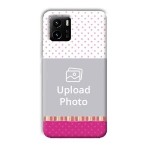 Baby Pink Design Customized Printed Back Cover for Vivo Y15C