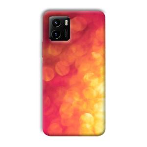 Red Orange Phone Customized Printed Back Cover for Vivo Y15C