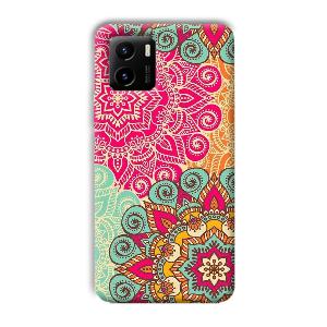 Floral Design Phone Customized Printed Back Cover for Vivo Y15C