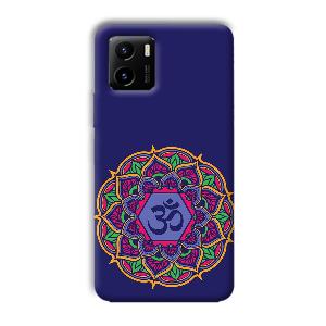 Blue Om Design Phone Customized Printed Back Cover for Vivo Y15C