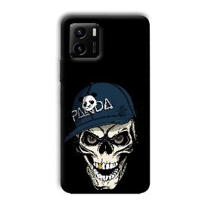 Panda & Skull Phone Customized Printed Back Cover for Vivo Y15C