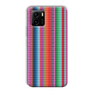 Fabric Pattern Phone Customized Printed Back Cover for Vivo Y15C