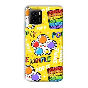 Pop It Phone Customized Printed Back Cover for Vivo Y15C
