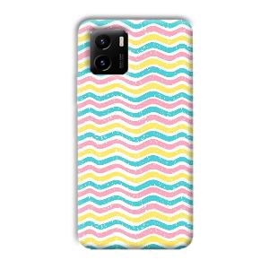 Wavy Designs Phone Customized Printed Back Cover for Vivo Y15C