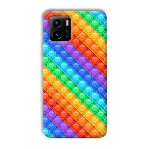 Colorful Circles Phone Customized Printed Back Cover for Vivo Y15C