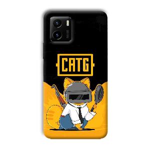 CATG Phone Customized Printed Back Cover for Vivo Y15C