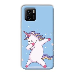 Unicorn Dab Phone Customized Printed Back Cover for Vivo Y15C