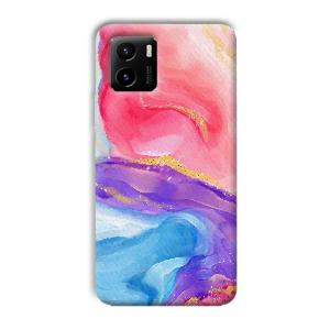 Water Colors Phone Customized Printed Back Cover for Vivo Y15C