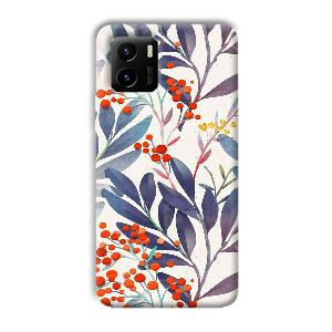 Cherries Phone Customized Printed Back Cover for Vivo Y15C