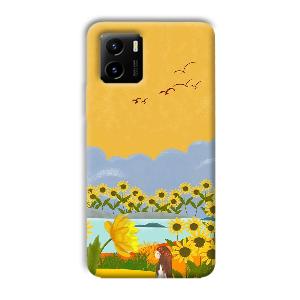 Girl in the Scenery Phone Customized Printed Back Cover for Vivo Y15C