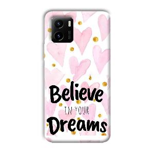 Believe Phone Customized Printed Back Cover for Vivo Y15C