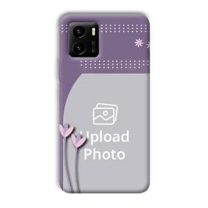 Lilac Pattern Customized Printed Back Cover for Vivo Y15s
