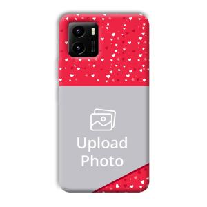 Dark Pink Customized Printed Back Cover for Vivo Y15s