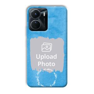 Blue Design Customized Printed Back Cover for Vivo Y16