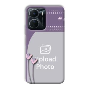 Lilac Pattern Customized Printed Back Cover for Vivo Y16