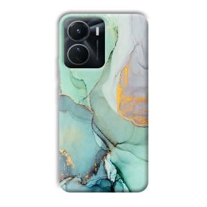 Green Marble Phone Customized Printed Back Cover for Vivo Y16