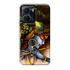 Krishna & Flute Phone Customized Printed Back Cover for Vivo Y16