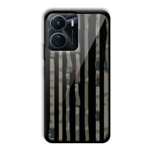Camo Customized Printed Glass Back Cover for Vivo Y16