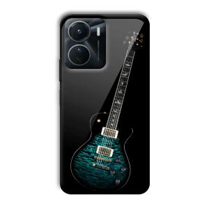 Neon Guitar Customized Printed Glass Back Cover for Vivo Y16