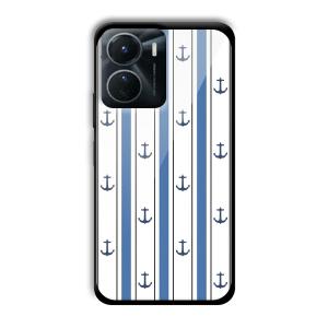 Sailor Anchors Customized Printed Glass Back Cover for Vivo