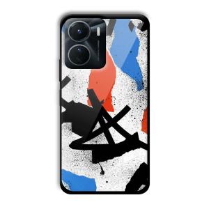 Abstract Graffiti Customized Printed Glass Back Cover for Vivo