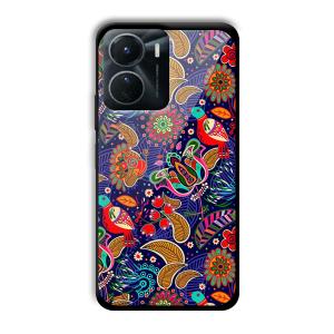 Animal Sketches Customized Printed Glass Back Cover for Vivo