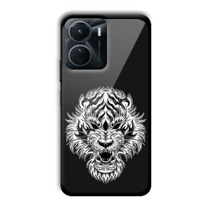Angry Lion Customized Printed Glass Back Cover for Vivo
